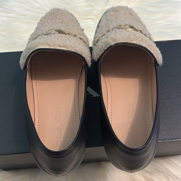 COACH SHEARLING HELENA LOAFERS - Picture 11 of 15